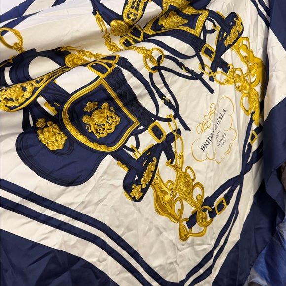 Hermes Large Silk Scarf - Picture 2 of 5